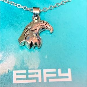 Effy Eagle Necklace Silver